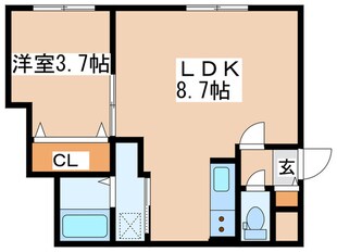 PATHOS MARUYAMAの物件間取画像